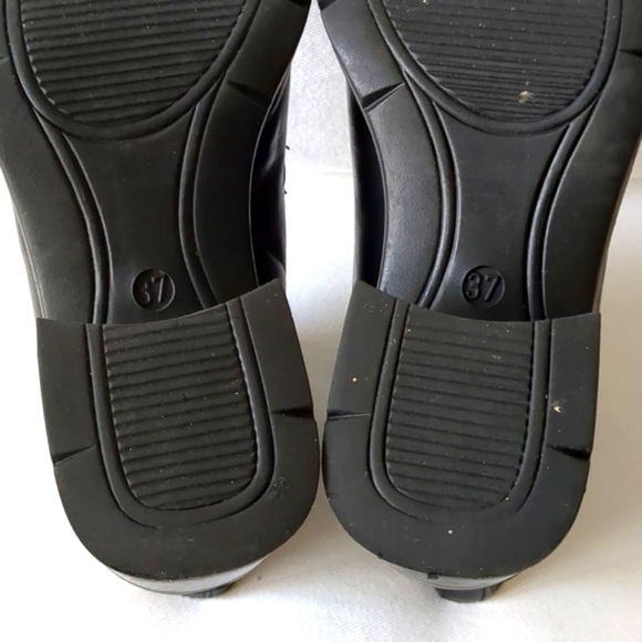 Feetfirst. Leather Heeled Boots. Black. Size 37 EU - Picture 14 of 15